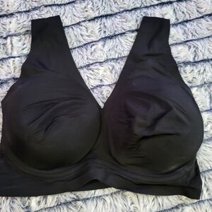 True & Co. Black Wireless Bra XS full Cup